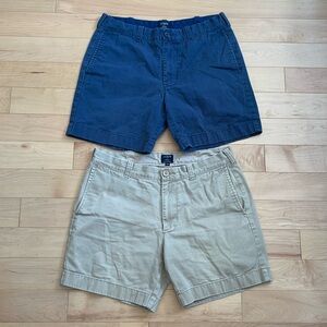 2x J Crew Reade Shorts